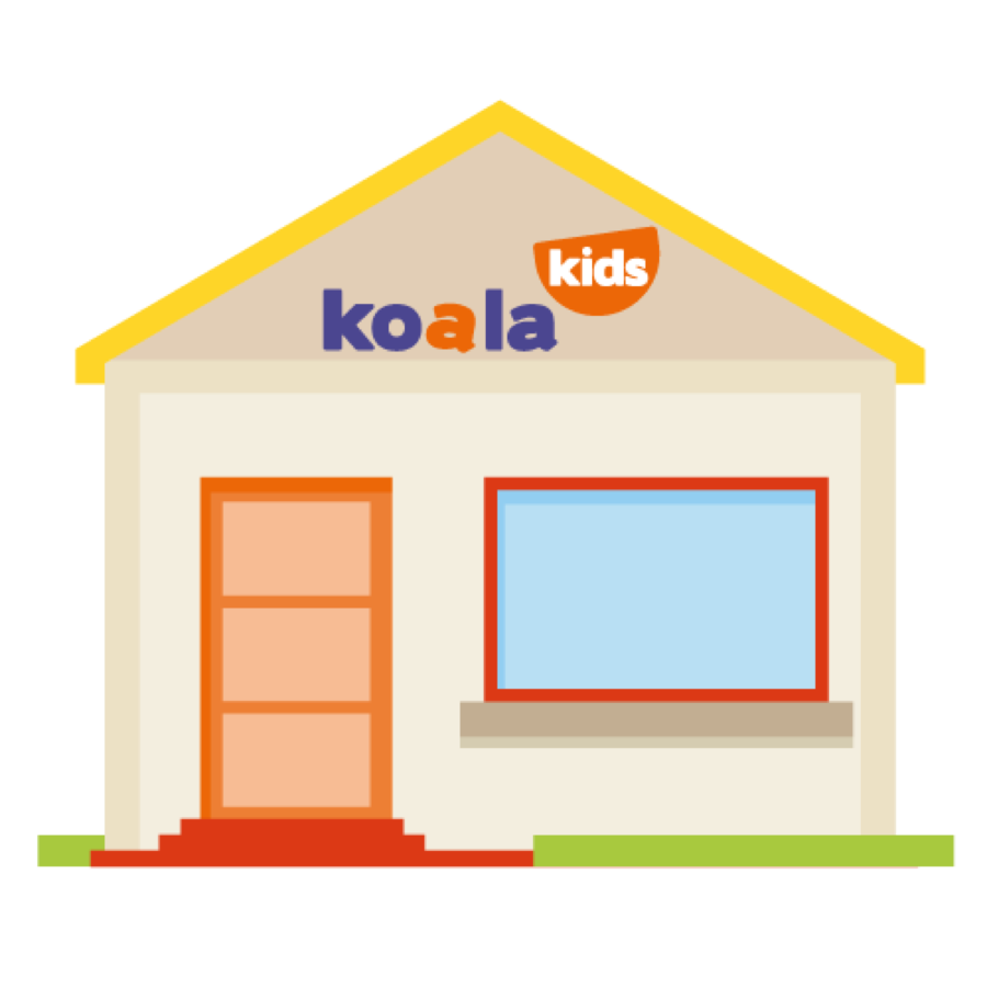 Illustration d'un local de crèche Koala Kids