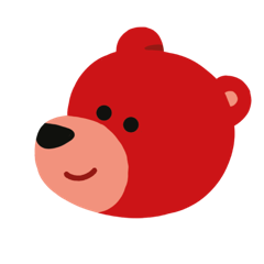 Tête de l'ourson, personnage Koala Kids